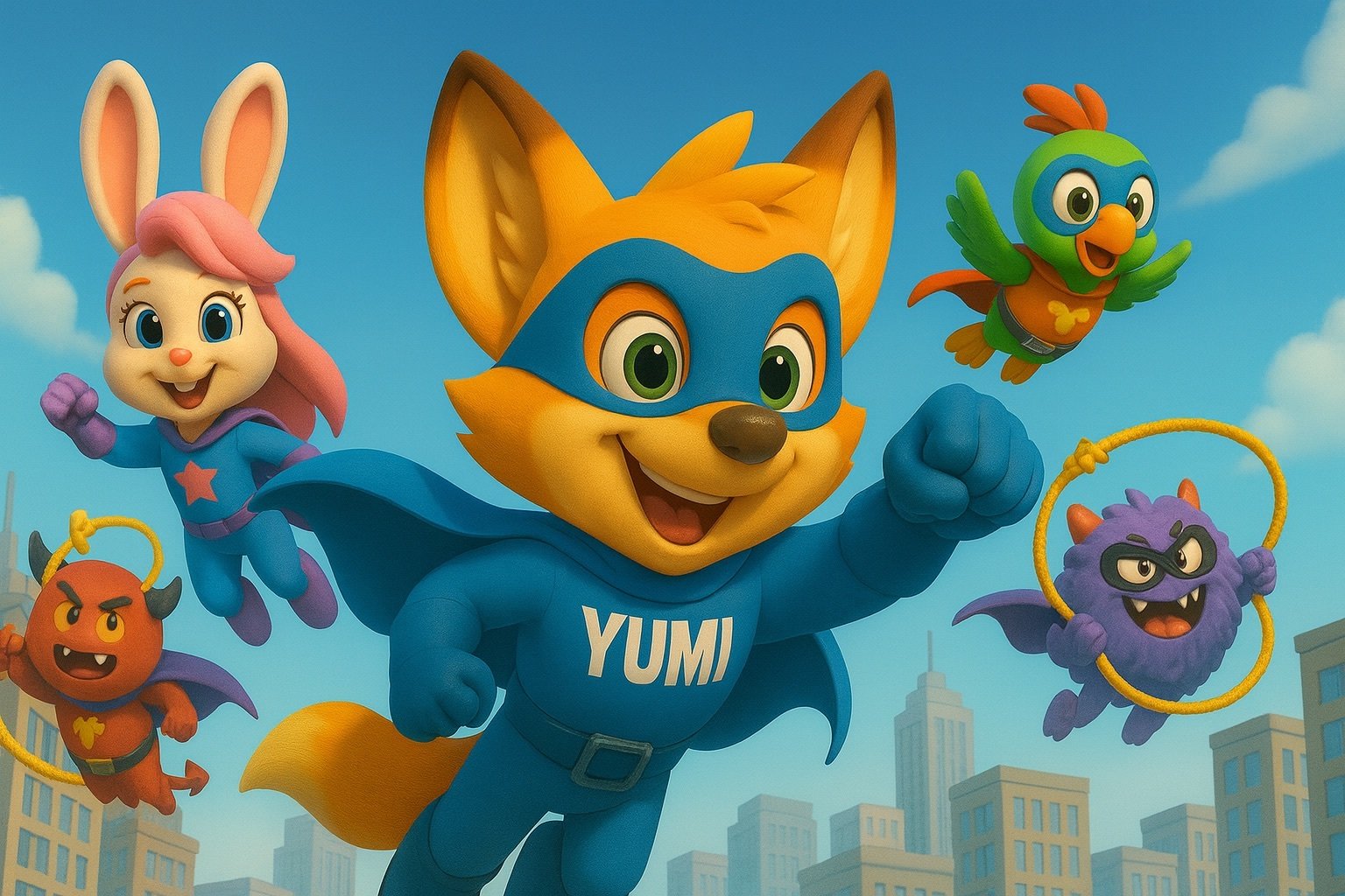 Afbeelding YES-EVENTS thema mini superheroes